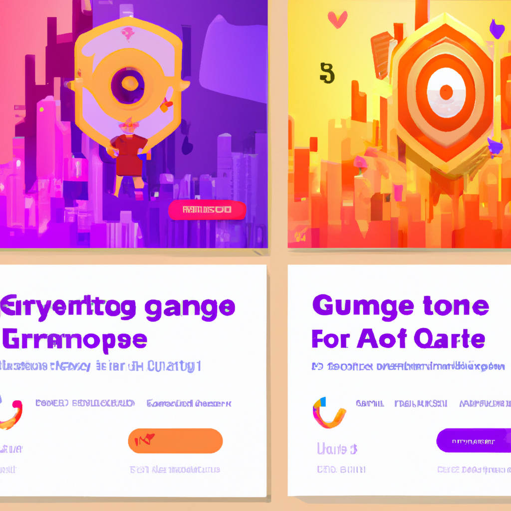 Gallery screenshot grid showing three game thumbnails with stylized overlays
